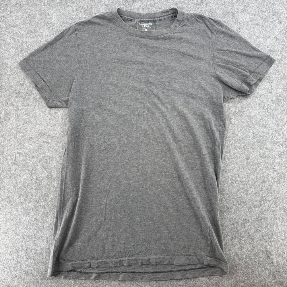 Abercrombie & Fitch T-Shirt Mens S Underwear Gray Pima Cotton EUC